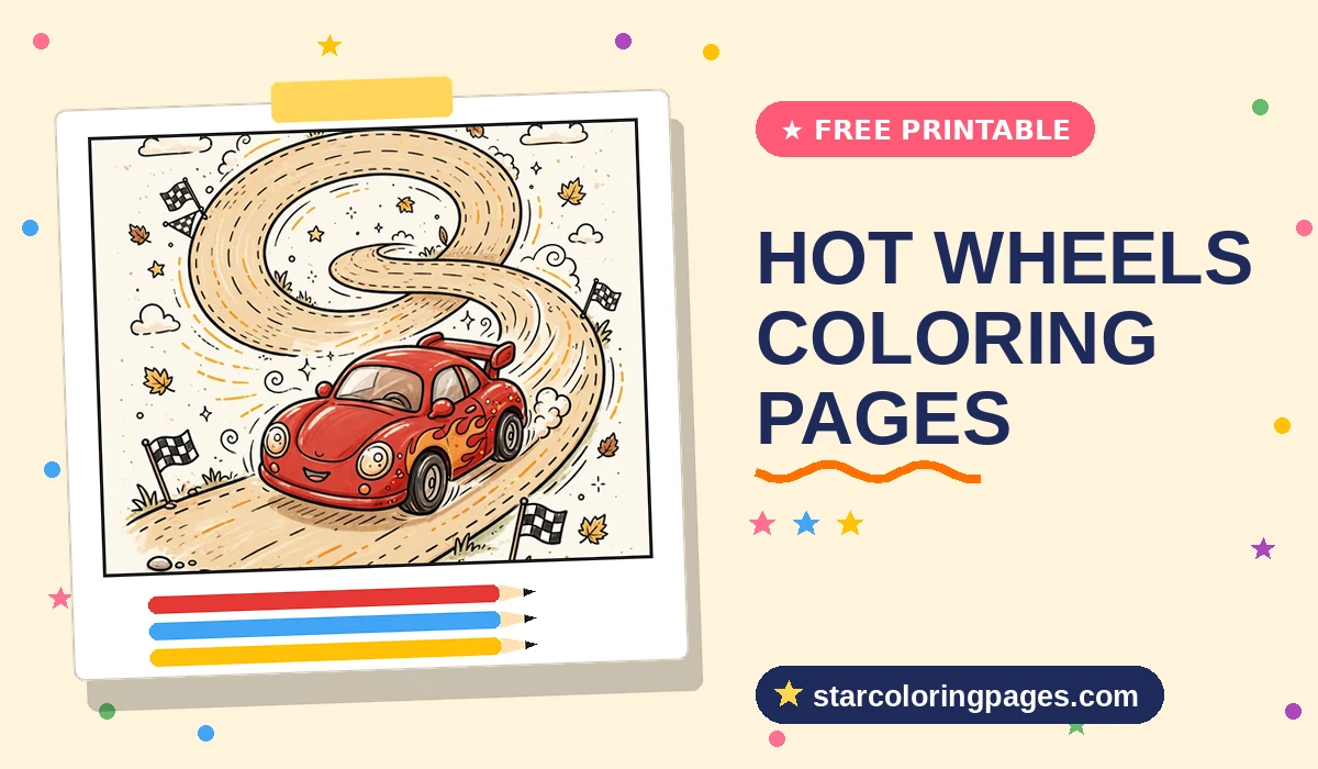 Hot Wheels Coloring Pages
