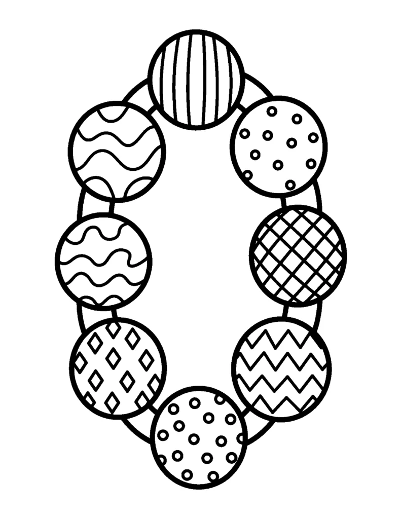 Rainbow Bracelet coloring page