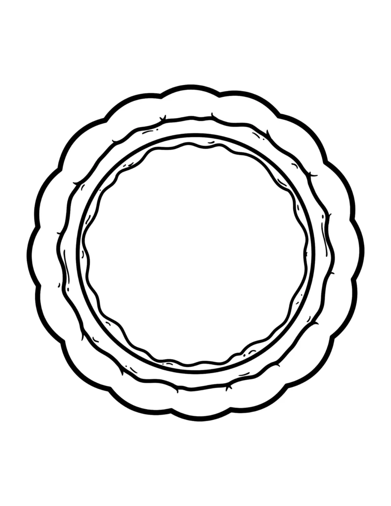Build Your Own Pizza coloring page