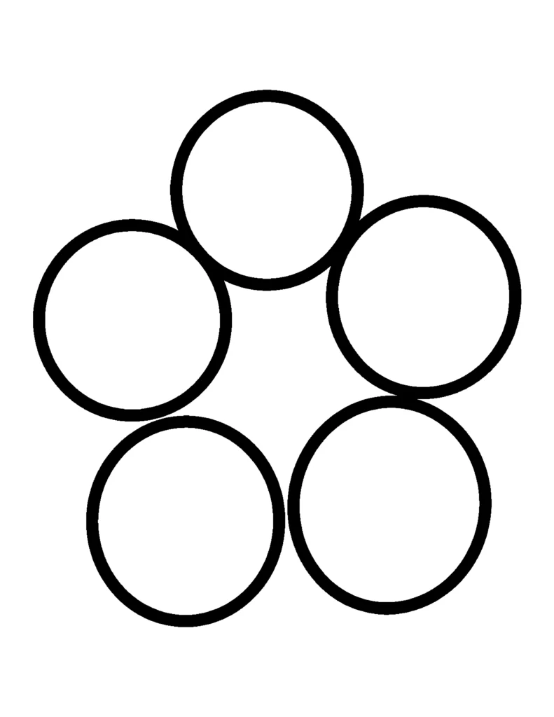 Simple Bead Bracelet coloring page