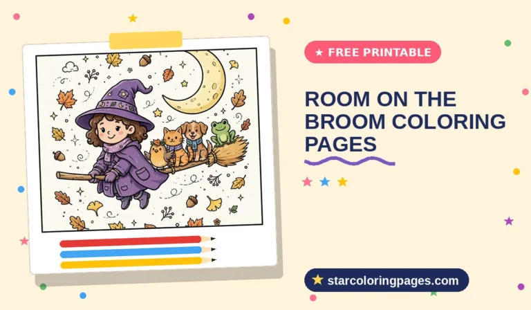 Room on the Broom Coloring Pages